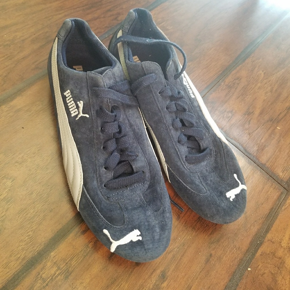 Puma sneakers navy blue suede